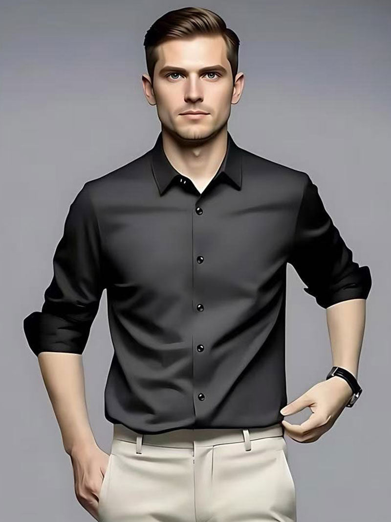 Non-Iron Stretch Shirt for Men – Comfortable, Clean, Stylish