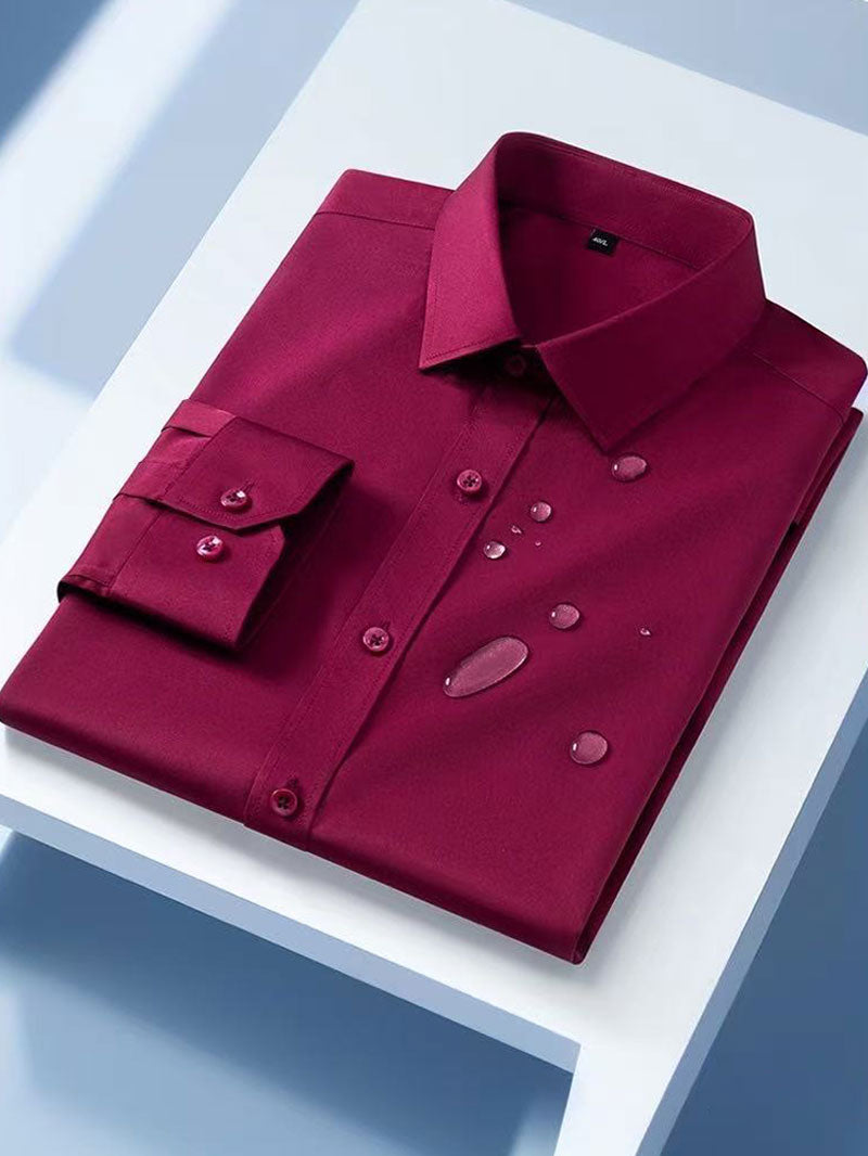 Men’s Wrinkle-Free Non-Iron Dress Shirt | Business Formal Long Sleeve