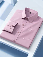 Men’s Water-Repellent Dress Shirt | Oil & Stain Resistant