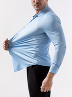 Ultra-Stretch Men’s Shirt – Slim Fit Business Casual