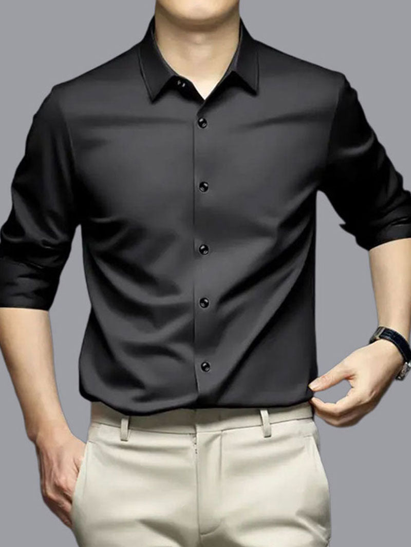 Non-Iron Stretch Shirt for Men – Comfortable, Clean, Stylish