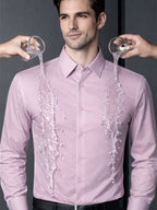 Men’s Water-Repellent Dress Shirt | Oil & Stain Resistant