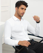 Chemise Homme Extensible – Confort Ultra Stretch, Coupe Slim Élégante