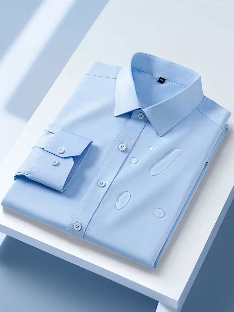 Men’s Wrinkle-Free Non-Iron Dress Shirt | Business Formal Long Sleeve