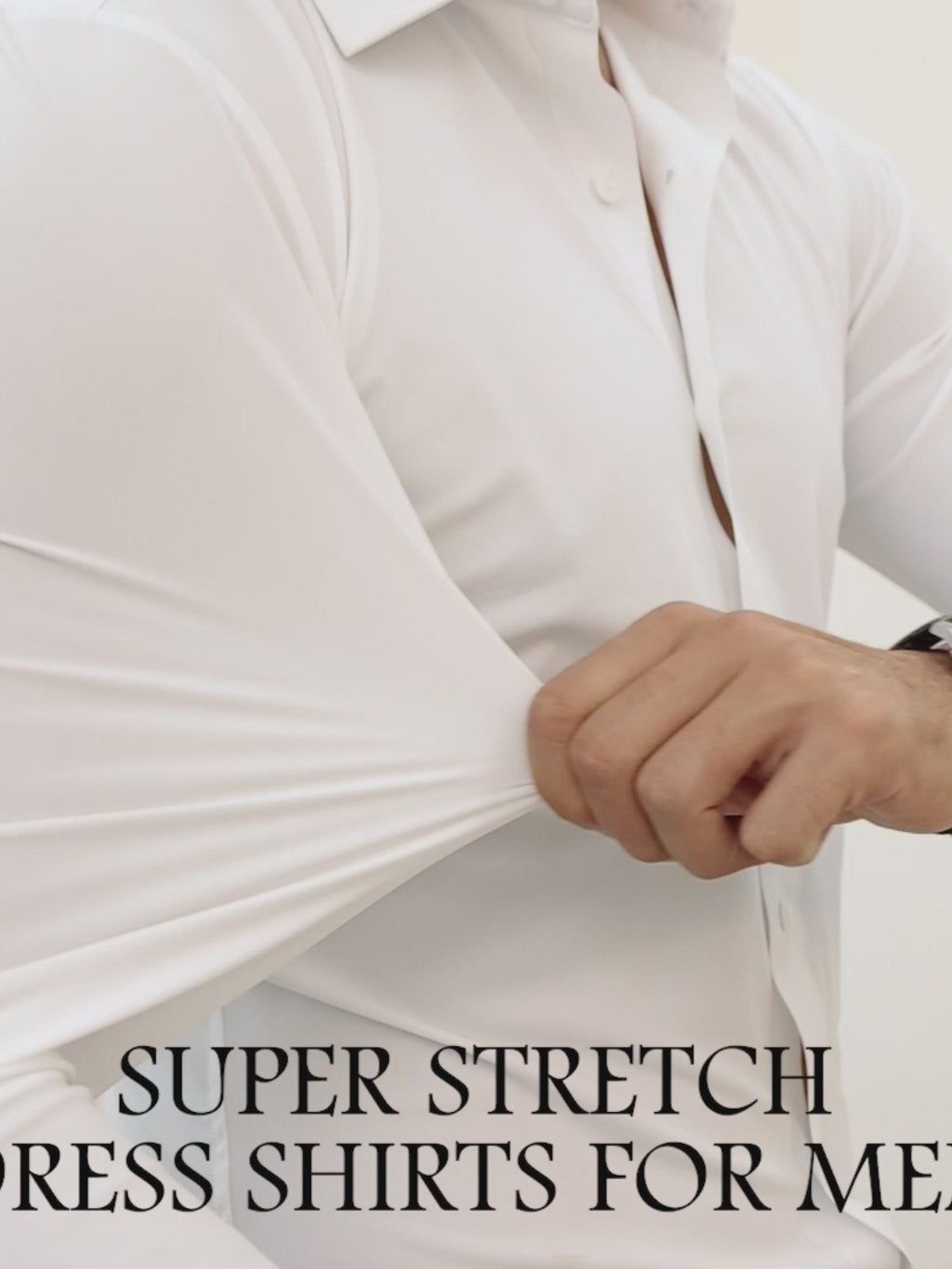 Chemise Homme Extensible – Confort Ultra Stretch, Coupe Slim Élégante